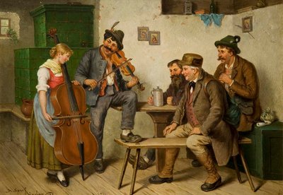 Música en casa de Johann Sperl